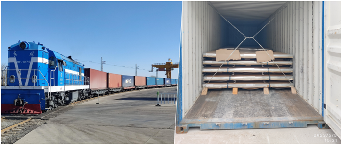 YXD completed 300 containers deliveries by Railway to Europe